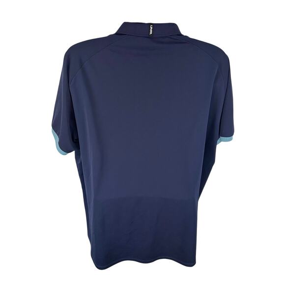 UNRL Performance Golf Polo Navy Blue Size 3XL Chest Logo - Picture 2 of 8